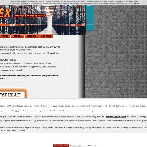 Montaż regałów archiwalnych