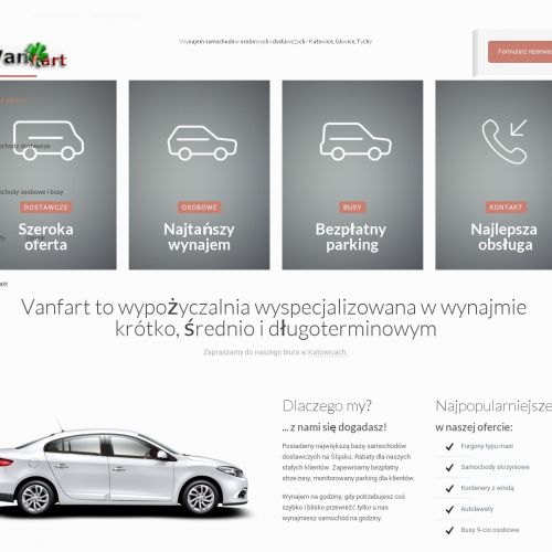 Gliwice - wypożyczalnia samochodów dostawczych śląsk