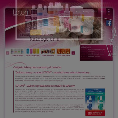 Loton nabłyszczacz do włosów