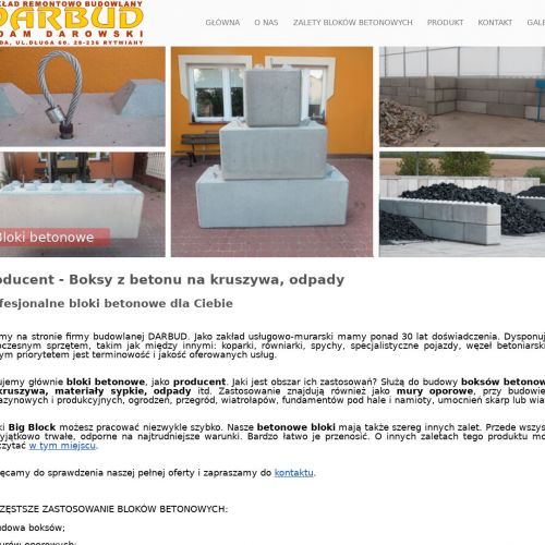 Lublin - klocek betonowy