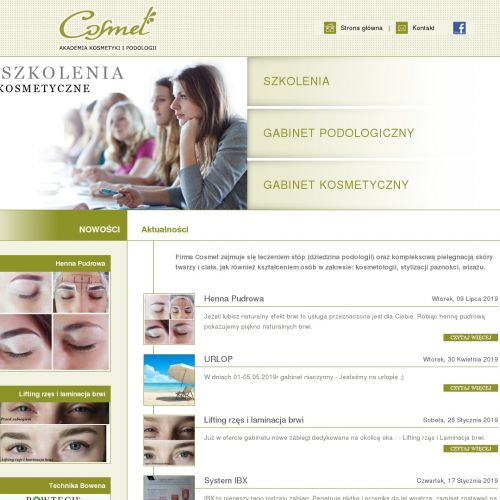 Szkolenia kosmetyczne - Mińsk Mazowiecki