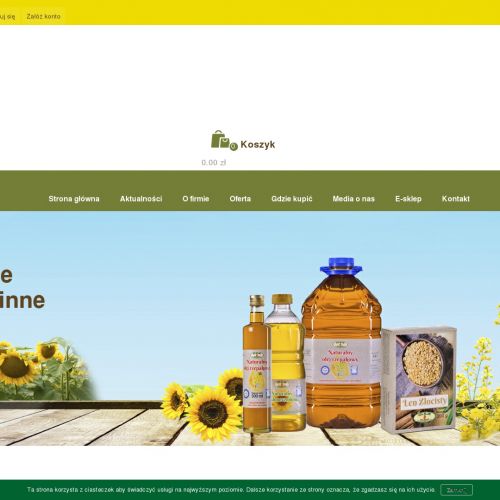 Oleje lniane nierafinowane sklep - świecie