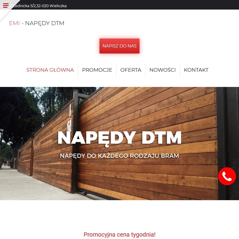 Systemy do bramy przesuwnych dtm