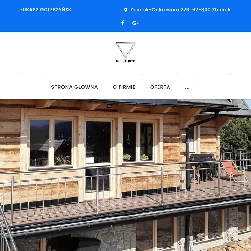 Poręcze ze stali nierdzewnej