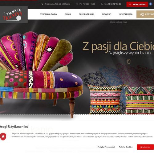 Tkaniny obiciowe w kwiaty