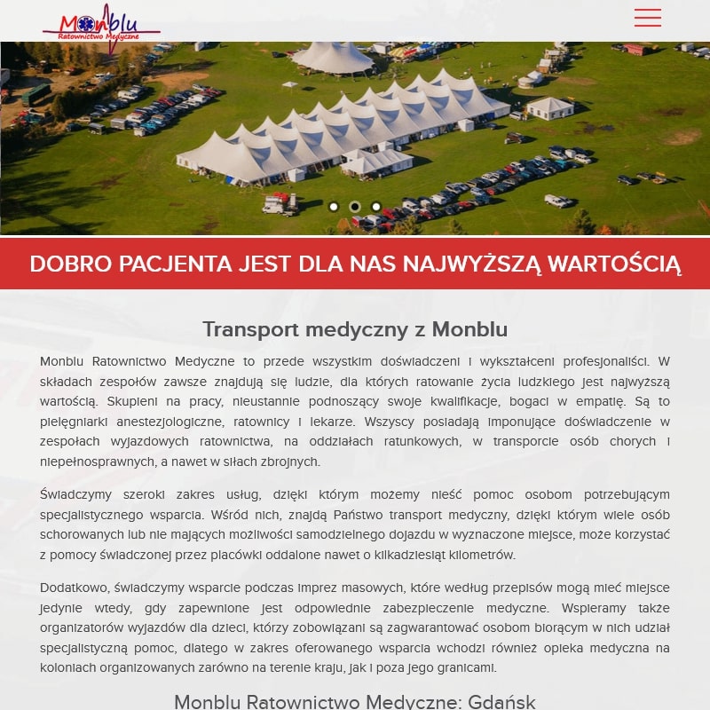 Wynajem karetki transportowej