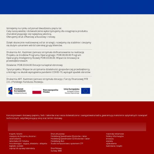 Warszawa - druk broszur