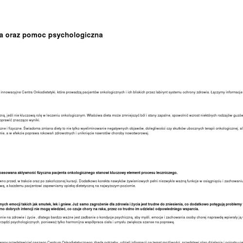 Psycholog onkologiczny online - Bydgoszcz