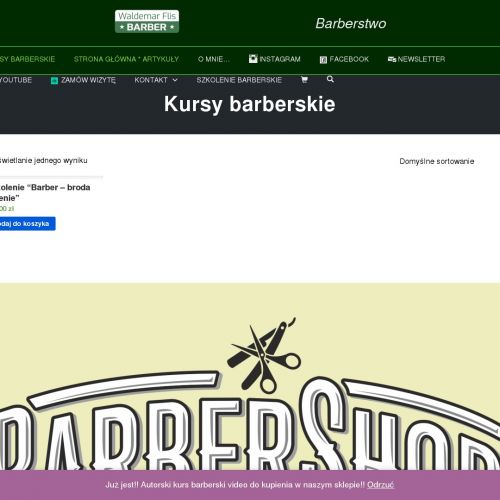 Barber kurs online - Kraków