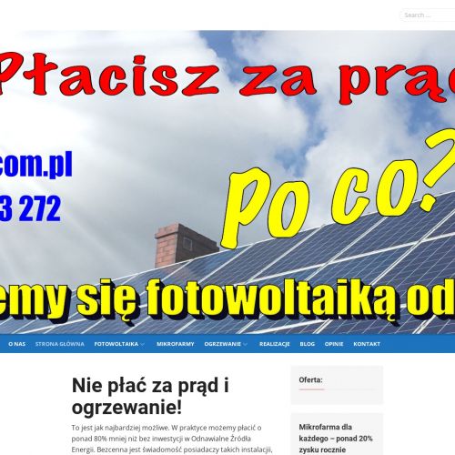 Firmy fotowoltaiczne pomorskie - Wejherowo