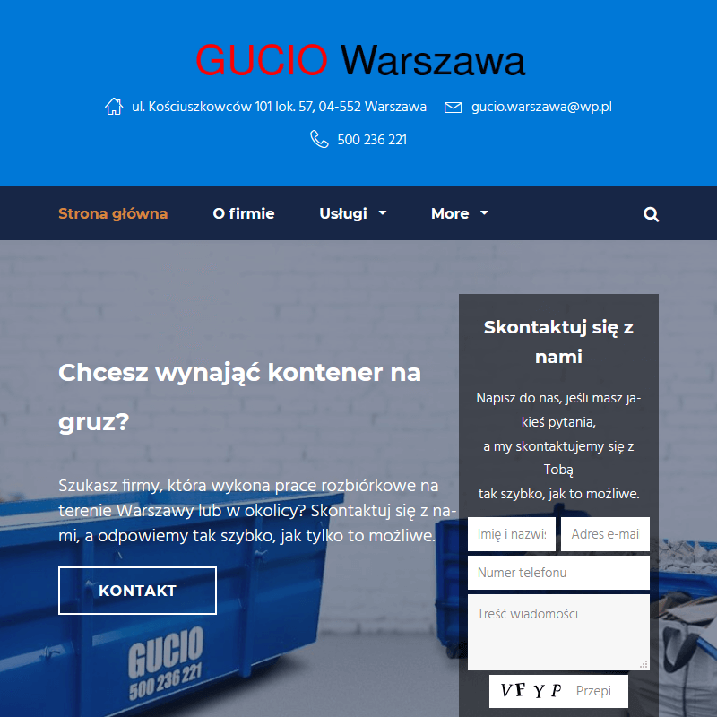 Warszawa - wywóz śmieci