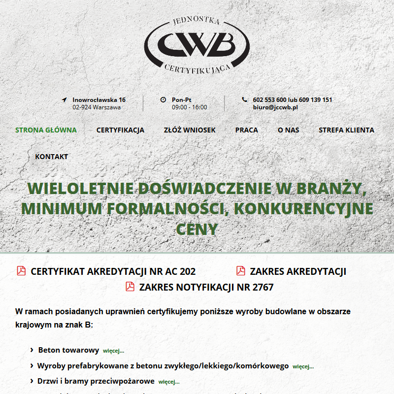 Certyfikacja systemy kominowe - Warszawa