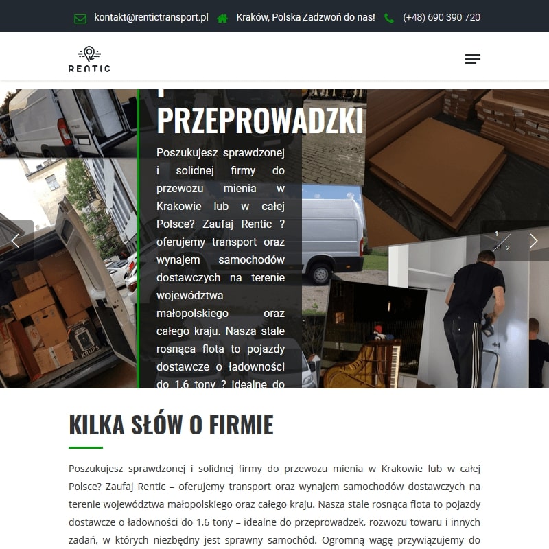 Usługi przeprowadzkowe - Kraków