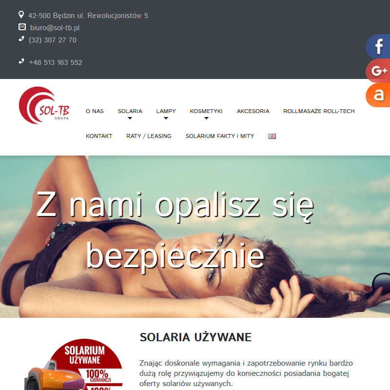 Katowice - solaria leżące sprzedaż